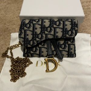 Dior Nano Saddle pouch (like new)